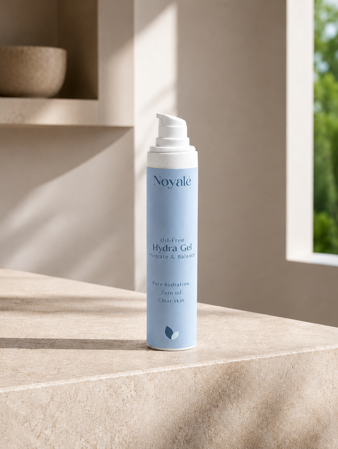 Hydraterende olievrije gel voor het gezicht van Noyalé