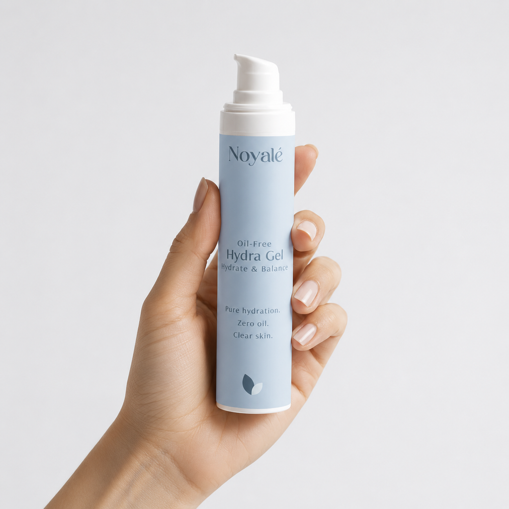 Premium Noyalé Hydra Gel skincare product voor hydratatie zonder vettig gevoel